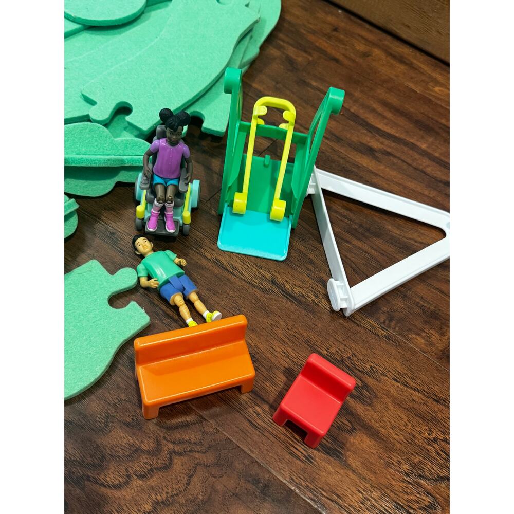 Lovevery Wooden Foam Modular Village Pathway Swing Wheelchair Boy Girl Set *READ - Picture 2 of 9
